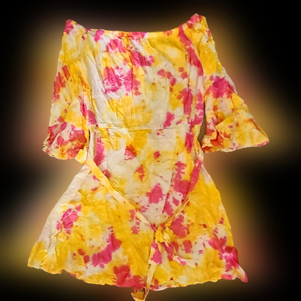 Vibrant Tie-Dye Dress